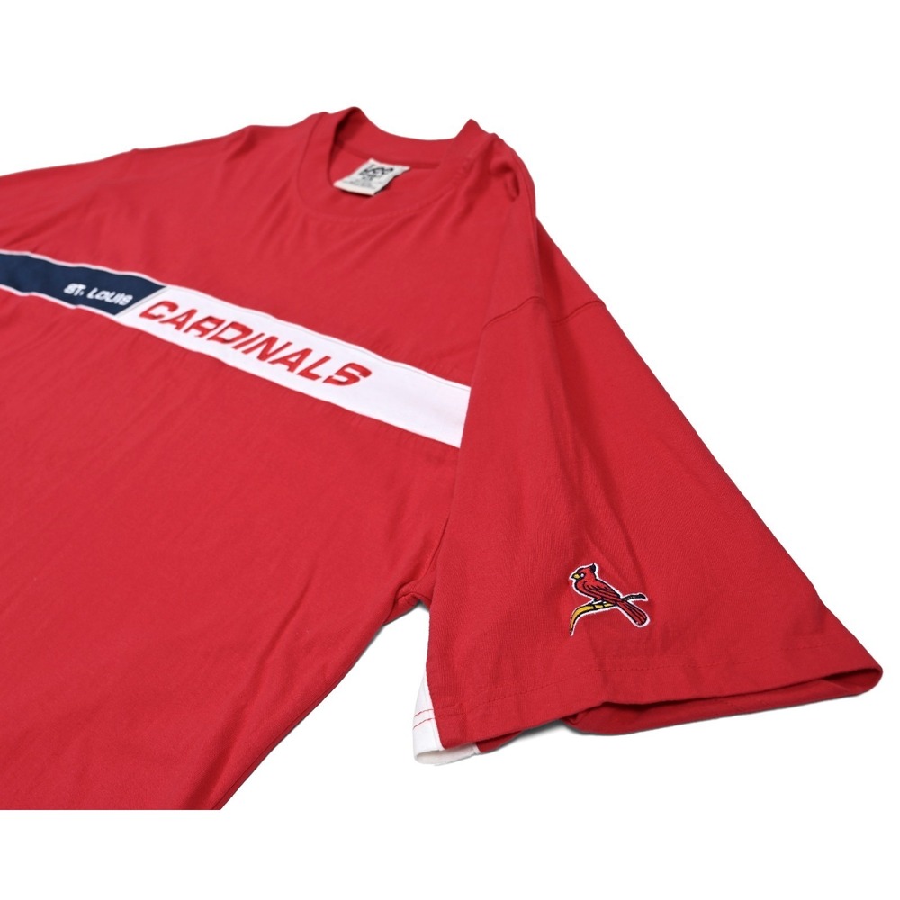 St. Louis‎ Cardinals Vintage Embroidered T-Shirt Men's 2XL 90s MLB Lee Sport